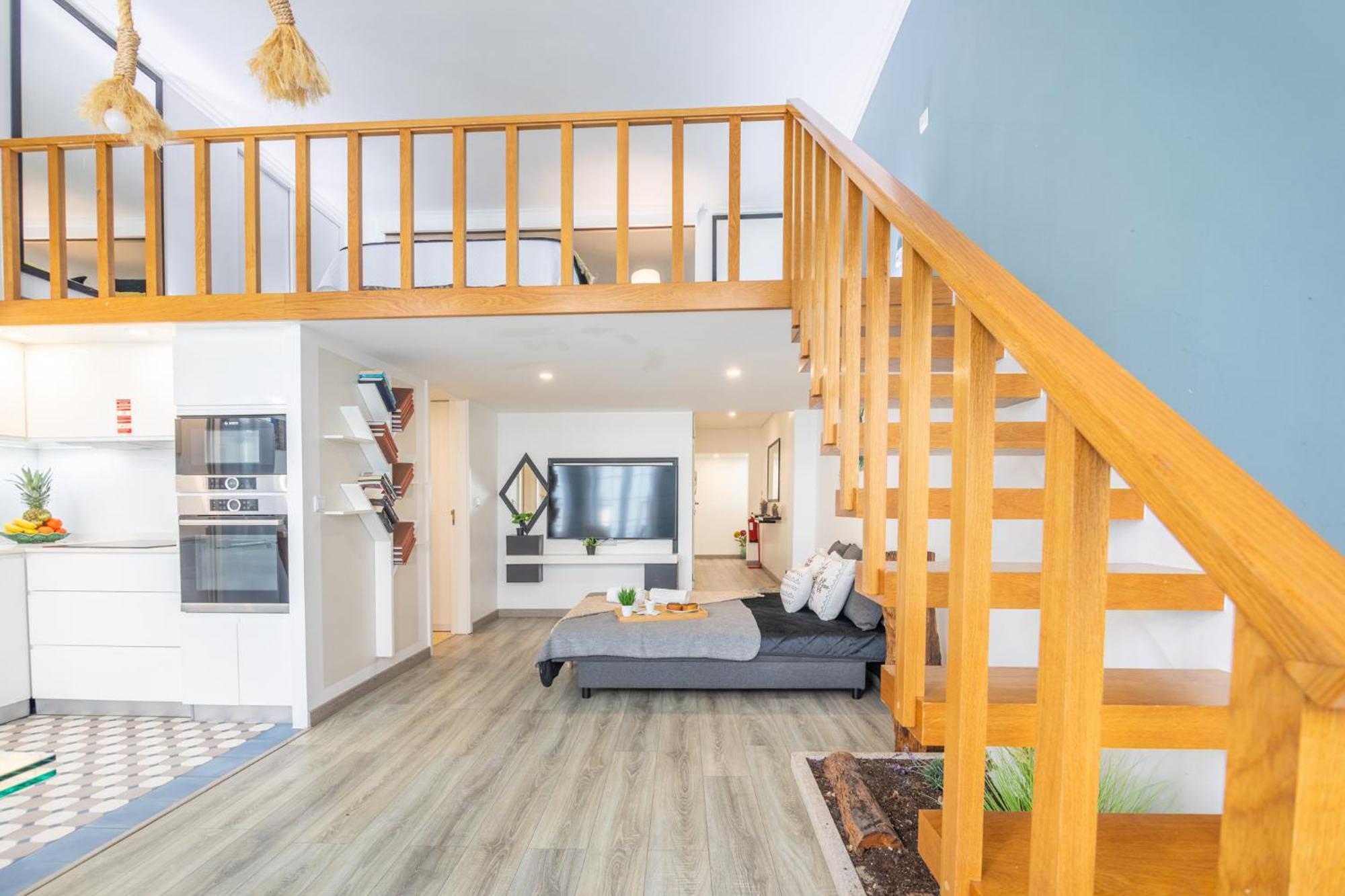Deluxe Spacious Flats W Mezzanine By Host Wise Apartment Porto Exterior photo